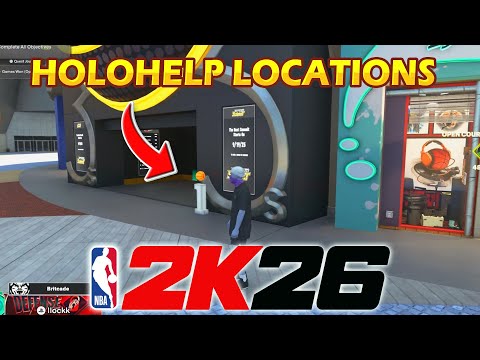 EVERY HOLOHELP LOCATION IN NBA 2K26! - LIFETIME CHALLENGE QUEST
