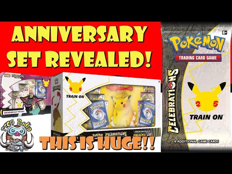 Pokémon TCG Celebrations Revealed! Most Exciting Set Ever!? (HUGE Pokémon TCG News!)