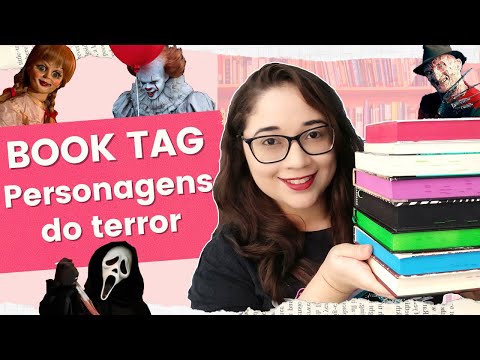 BOOK TAG PERSONAGENS DE TERROR 🎃📚👻 | Biblioteca da Rô