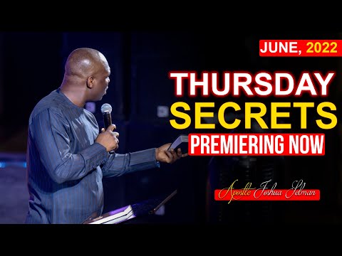 THURSDAY SECRETS, 16TH JUNE 2022 | APOSTLE JOSHUA SELMAN | Commanding Your Morning