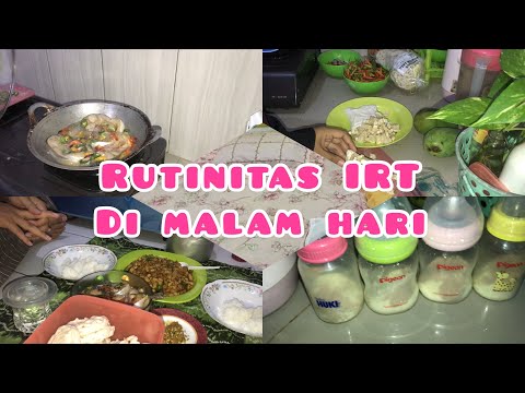 DAILY VLOG | Rutinitas Ibu Rumah Tangga Di Malam Hari | Masak Menu Sederhana