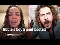 Abbie Chatfield issues apology after boyfriend booted from US