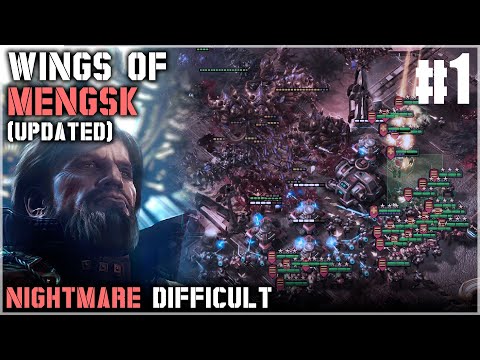 Wings of Mengsk (Updated) Nightmare difficult | Part 1 | Custom Campaign  | StarCraft2