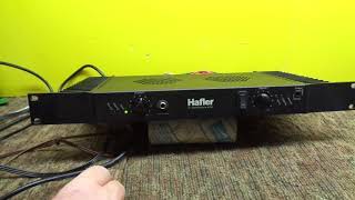 Video thumbnail for DEMO OF VINTAGE HAFLER P1000 trans ana POWER AMP FOR SALE by SOHOAUCTION