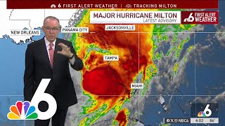 John Morales on why intensity drops, wind field expands as Hurricane Milton closes in on Florida