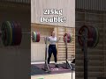Olivia Reeves 73kg Ish 215kg 474lbs Squat Double 2025 World Weightlifting Championships