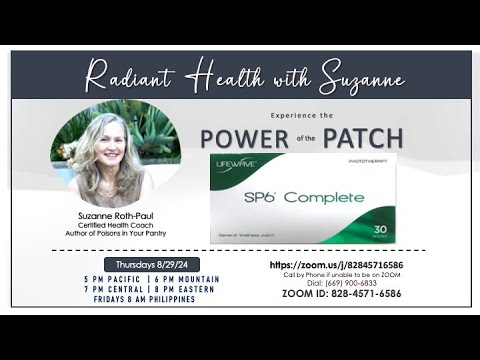 Secrets to Radiant Health Lifewave/ SP-6 Video
