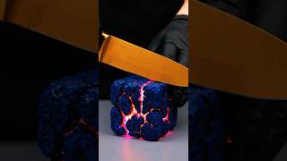 Oddly Satisfying Purple Magma Cube Slice | Prismatic ASMR #asmr