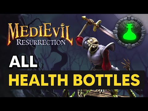 MediEvil Resurrection - ALL 8 Health Bottle Locations (Dan the Unstoppable Trophy Guide)