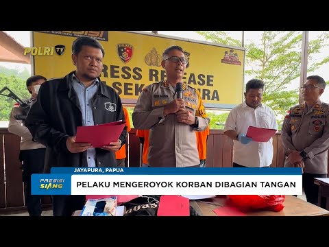 POLRESTA JAYAPURA UNGKAP KASUS PENGEROYOKAN