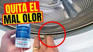Como LIMPIAR una lavadora por dentro y quitar mal OLOR