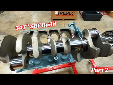 347\" SBF Crankshaft Balancing, Install & Cylinder Head Assembly - Part 2