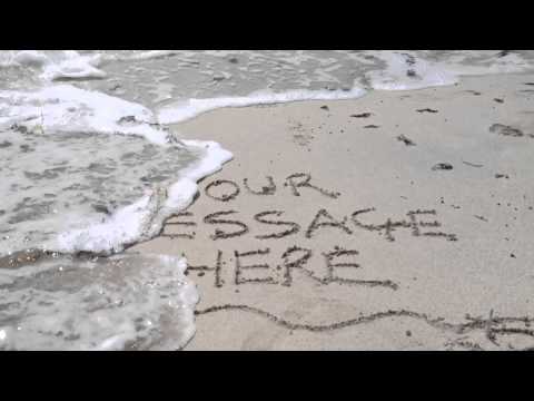 Fiverr Beach Message Video 1