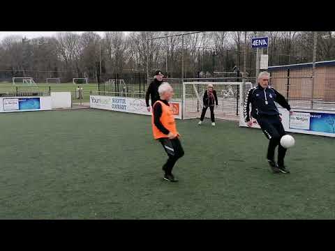 Impressie wandelvoetbal bij SO Soest - 24 januari 2023