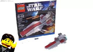 🔄 LEGO Star Wars Republic Attack Cruiser polybag from 2011 review! set 30053 re upload 20170930
