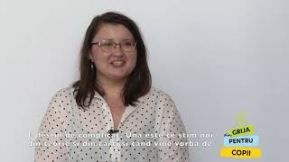 Programul Național – „Din grija pentru copii” – Interviu Ema ANDREI