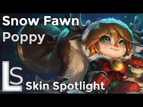 Snow Fawn Poppy - Skin Spotlight - Winter Wonder Collection - League of Legends
