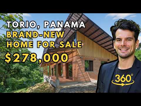 Brand-New Jungle Home for Sale in Torio, Veraguas, Panama| 360° VIRTUAL VIDEO | WATCH IN 8K