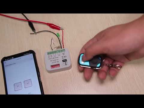 Universal RX Multi WIFI Garage Door Remote Control Receiver 2CH Smart Switch 433 868 MHz Tuya