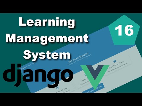 Adding courses - Learning Management System (LMS)  - Part 16 - Django and Vue Tutorial thumbnail