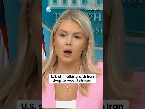 U.S. still talking with Iran despite recent strikes, Leavitt says #shorts