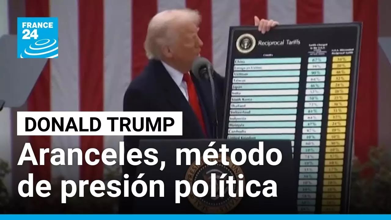 Aranceles, el método de presión política predilecto de Trump • FRANCE 24 Español