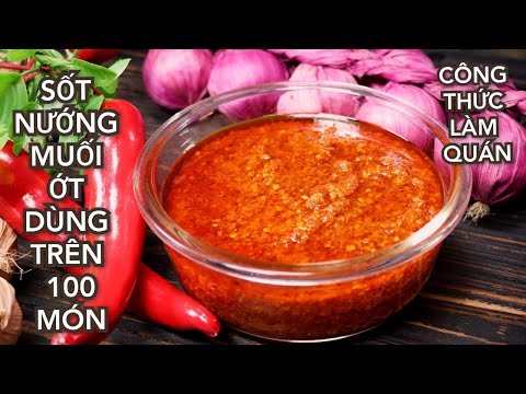 Chia Sẻ Công Thức Sốt Nướng Muối Ớt Dùng Trên 100 Món Của Nhà Hàng.