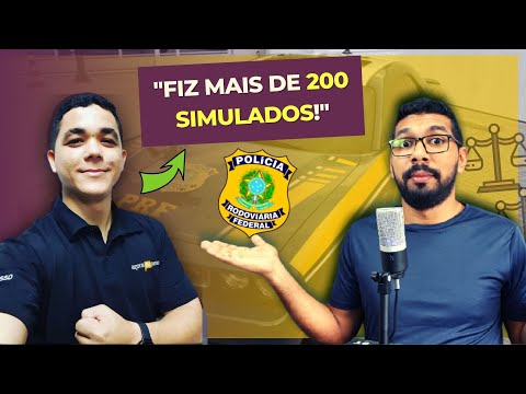 Concurso PRF: Rotina De Estudos RETA FINAL. Notas em SIMULADOS Feat Leone Maltz #CortesLive