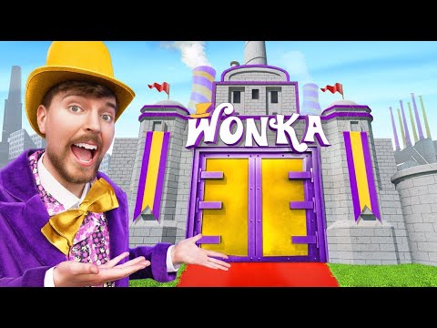 , title : 'بنيت مصنع ويلي ونكا للشيكولاتة! | Willy Wonka's Chocolate Factory'