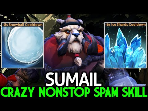 SUMAIL [Tusk] Crazy Nonstop Spam Skill with Octarine Core Dota 2