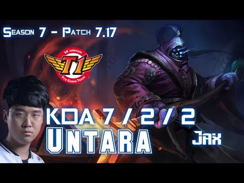SKT T1 Untara JAX vs CAMILLE Top - Patch 7.17 KR Ranked