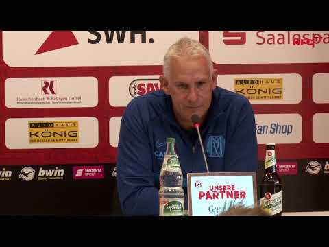 13. Spieltag: Hallescher FC - SV Meppen | Pressekonferenz nach dem Spiel