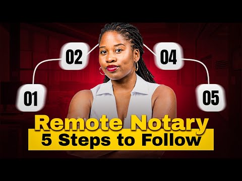 How To Work From Home As A 💻 Remote Online Notary In 2025
