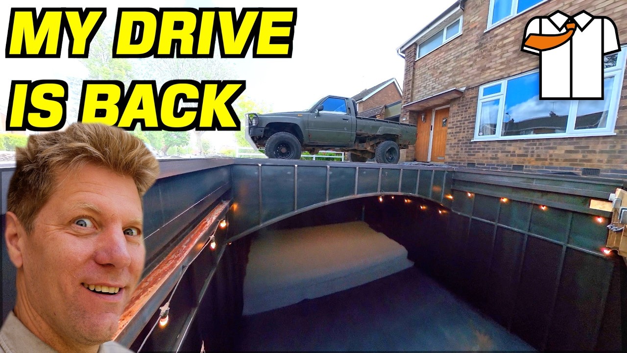 Digging a SECRET Garage Part 6 THE COVER UP!