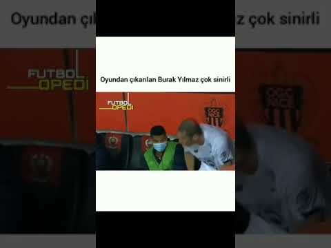 Burak Yılmaz kendisini oyundan çıkaran hocasına sövüyor 😂
