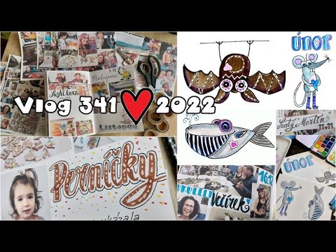 Vlog 341/22 - deník a modrošedé malování