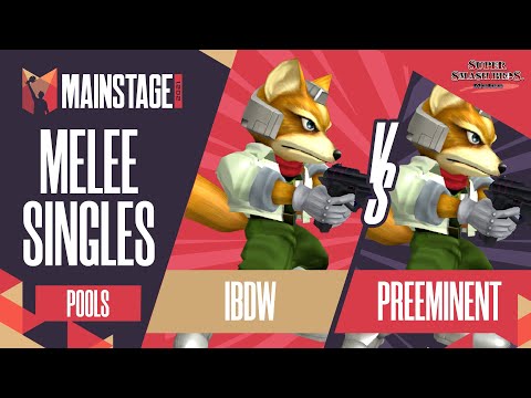 iBDW vs Preeminent - Melee Singles: Pools - Mainstage 2021 | Fox vs Fox