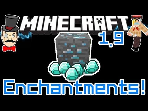 Minecraft 1.9 SPECIAL ENCHANTMENTS ! Fortune Double Diamond Drops & Underwater Breathing !