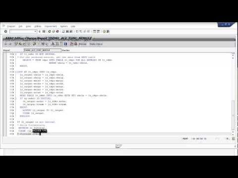 How to Create ALV with Function Module | Free SAP ABAP Training Video Part 1