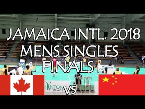 BADMINTON | JASON HO SHUE vs XIAODONG SHENG | JAMAICA INTL 2018 | Men's Singles Finals  |