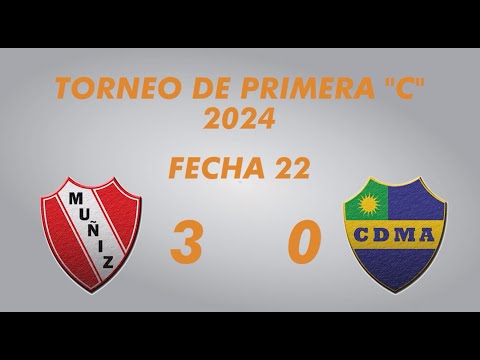 Primera "C" 2024 - Fecha 22 - Muñiz 3 Alem 0 - Resumen