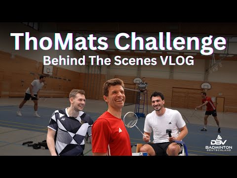 ThoMats - Behind the Scenes | Thomas Müller & Mats Hummels vs. Badminton Europameister Marvin Seidel