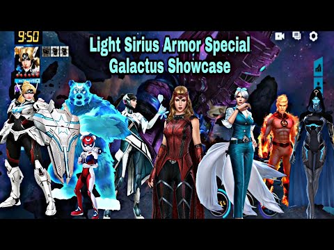 Light Sirius Armor Uniform Special Galactus Showcase - Marvel Future Fight
