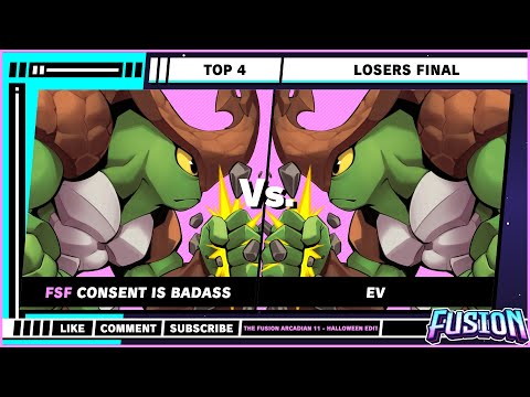 Fusion Arcadian 11 - Top 4 -  Losers Final - Consent is Badass (Kragg) VS Ev (Kragg) - RoA2