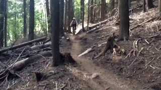 preview picture of video 'Mountain Biking around Rossland, BC'