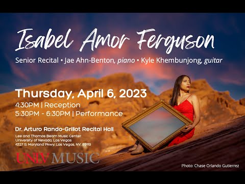 Isabel Amor Ferguson - Senior Recital | UNLV School of Music