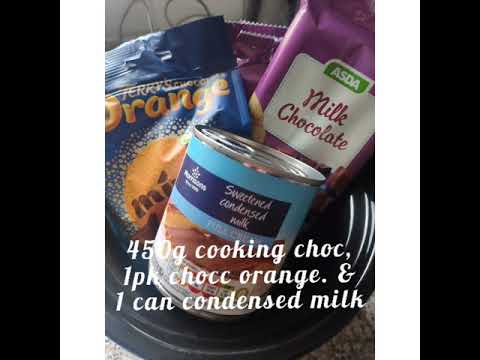 Terry's chocolate orange fudge  slow cooker recipe