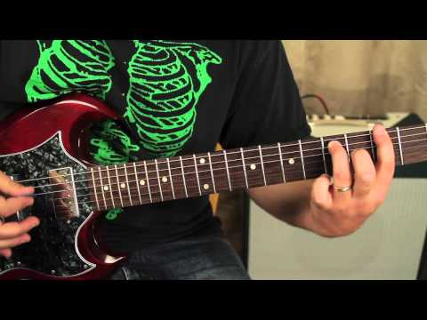 Black Sabbath Guitar Lesson - How to Play Sweet Leaf - Ozzy - Iommi - Gibson SG