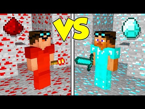 NOOB contro PRO: BATTAGLIA DI REDSTONE E DIAMANTE!