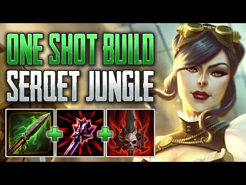 BEFORE THE REWORK! Serqet Jungle Gameplay (SMITE Conquest)